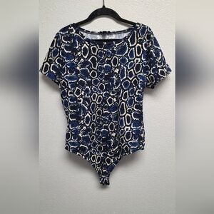 Express One Piece Bodysuit Top‎ Size Large